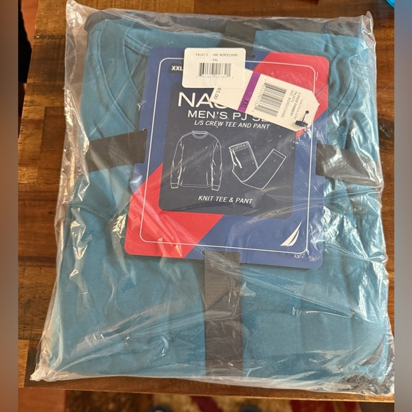 NWT NAUTICA MENS  PJ SET XXL - Picture 7 of 7